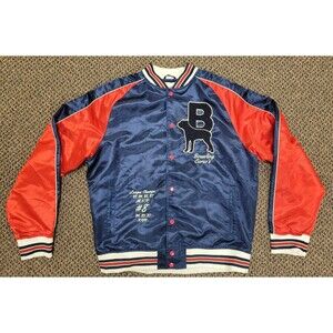 RTGB Jacket Brawling Corso's League Champs Navy Red Satin (Men's 2XL)